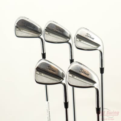 Titleist 2023 T150 Iron Set 7-PW AW True Temper AMT White S300 Steel Stiff Right Handed +1/4"