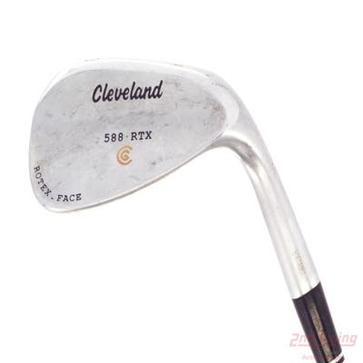 Cleveland 588 RTX Satin Chrome Wedge Gap GW 50° 10 Deg Bounce True Temper Dynamic Gold Steel Wedge Flex Right Handed 35.5in