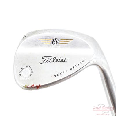 Titleist Vokey Spin Milled SM4 Chrome Wedge Sand SW 56° 11 Deg Bounce Titleist Vokey BV Steel Wedge Flex Right Handed 35.25in