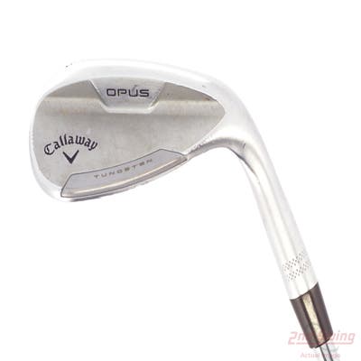 Callaway Opus Platinum Chrome Wedge Sand SW 56° 10 Deg Bounce Z Grind Dynamic Gold Mid 115 Wedge Steel Wedge Flex Right Handed 35.25in