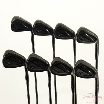 Mizuno JPX 925 Forged Black Iron Set 4-PW GW Dynamic Gold Mid 115 TI S400 Gun Metal Steel Stiff Right Handed STD