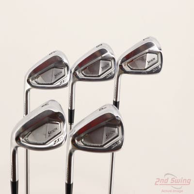 Srixon ZXi5 Iron Set 7-PW AW FST KBS Tour C-Taper 120 Steel Stiff Left Handed +1/4"
