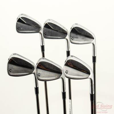 TaylorMade 2021 P790 Iron Set 6-PW AW FST KBS Tour Black Nickel Steel Stiff Right Handed STD