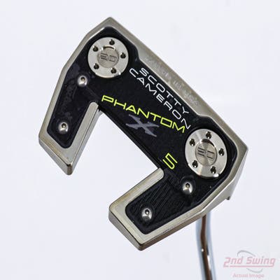 Mint Titleist Scotty Cameron 2021 Phantom X 5 Putter Steel Right Handed 33.0in