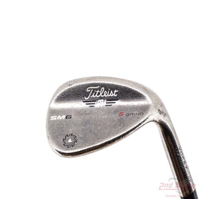 Titleist Vokey SM6 Steel Grey Wedge Sand SW 56° 10 Deg Bounce S Grind SM6 BV Steel Wedge Flex Right Handed 35.5in