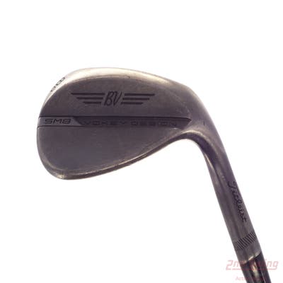 Titleist Vokey SM8 Jet Black Wedge Lob LW 58° 12 Deg Bounce D Grind FST KBS Tour C-Taper 120 Steel Stiff Right Handed 35.5in