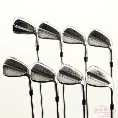 Titleist 2023 T150/T200 Combo Iron Set 4-PW AW FST KBS $-Taper 120 Steel Stiff Right Handed +1/2"
