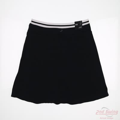 New Womens Under Armour Skort Large L Black MSRP $70