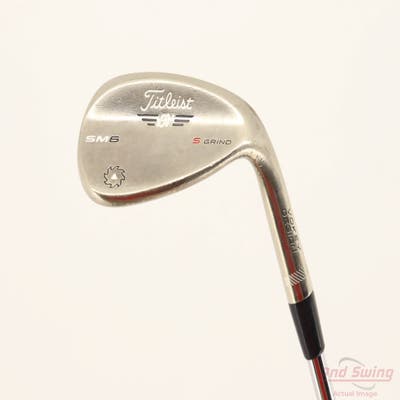 Titleist Vokey SM6 Steel Grey Wedge Sand SW 56° 10 Deg Bounce S Grind SM6 BV Steel Wedge Flex Right Handed 35.5in