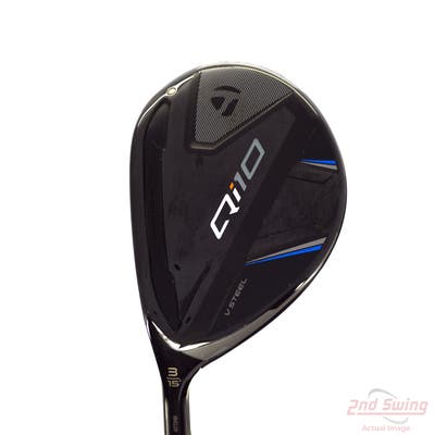 TaylorMade Qi10 Fairway Wood 3 Wood 3W 15° Graphite Design Tour AD IZ-7 Graphite X-Stiff Left Handed 43.25in