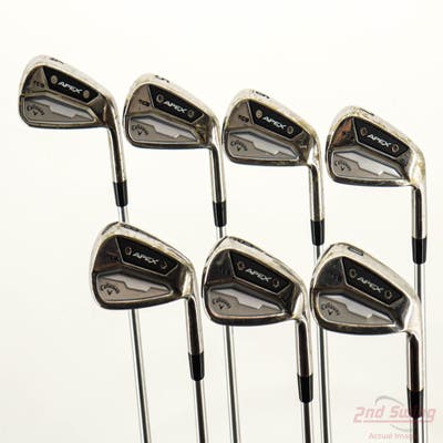 Callaway 2024 Apex TCB Iron Set 4-PW FST KBS Tour C-Taper 120 Steel Stiff Right Handed +1/2"