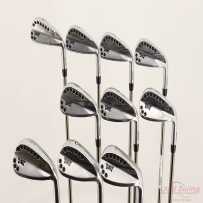 PXG 0311 Chrome Iron Set 4-PW GW SW LW UST Mamiya Recoil 460 F3 Graphite Regular Right Handed -1/4"