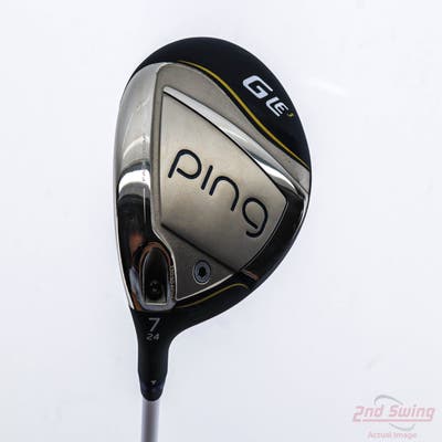 Ping G LE 3 Fairway Wood 7 Wood 7W 24° ULT 250 Lite Graphite Ladies Left Handed 41.5in