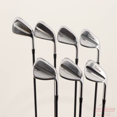 Titleist 2023 T150/T200 Combo Iron Set 5-PW AW True Temper Onyx AMT White Steel Stiff Right Handed STD