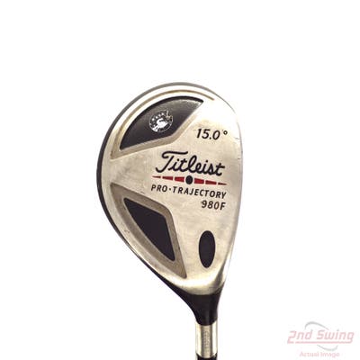 Titleist 980 F Fairway Wood 3 Wood 3W 15° Titleist 4375 Fairway Graphite Stiff Right Handed 43.25in