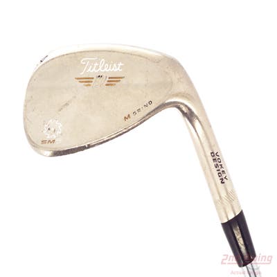 Titleist Vokey SM5 Gold Nickel Wedge Sand SW 54° 10 Deg Bounce M Grind Titleist SM5 BV Steel Wedge Flex Right Handed 35.0in