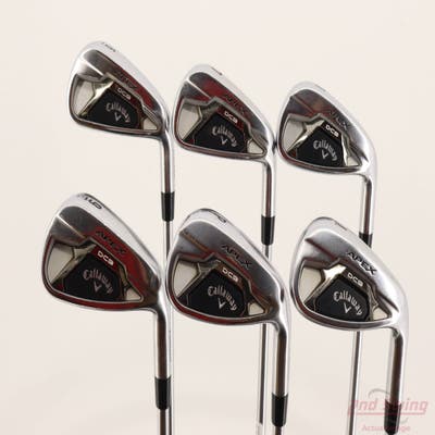 Callaway Apex DCB 21 Iron Set 6-PW AW Project X IO 6.0 Steel Stiff Right Handed STD
