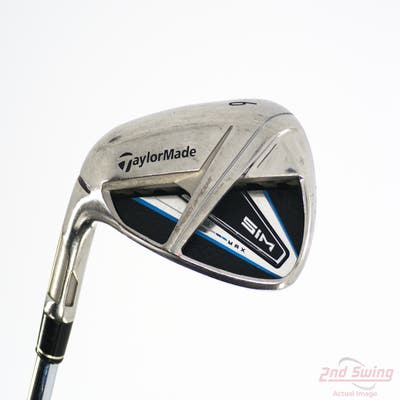 TaylorMade SIM MAX Single Iron 9 Iron True Temper Dynamic Gold S300 Steel Stiff Left Handed 36.5in