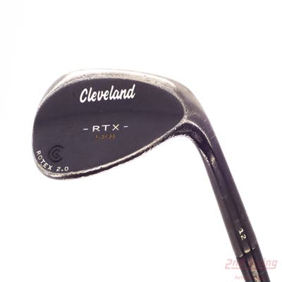 Cleveland 588 RTX 2.0 Black Satin Wedge Sand SW 56° 12 Deg Bounce Cleveland ROTEX Wedge Steel Wedge Flex Right Handed 35.75in