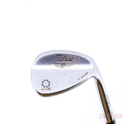 Titleist Vokey SM5 Tour Chrome Wedge Sand SW 56° 10 Deg Bounce M Grind Titleist SM5 BV Steel Wedge Flex Right Handed 35.25in