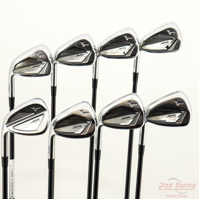 Mizuno JPX 923 Hot Metal Iron Set 4-PW AW Mitsubishi MMT 105 Graphite Stiff Left Handed -1/4"