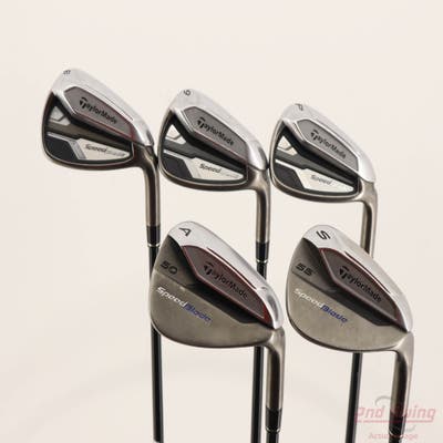 TaylorMade Speedblade Iron Set 8-PW AW SW TM Velox-T Graphite Graphite Senior Right Handed STD