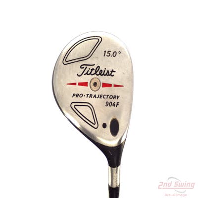 Titleist 904 F Fairway Wood 3 Wood 3W 15° Stock Steel Shaft Steel Stiff Right Handed 42.75in
