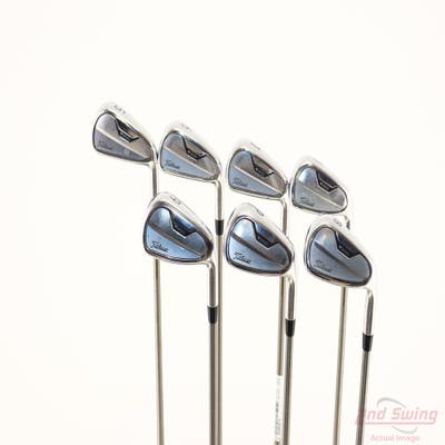Titleist 2021 T200 Iron Set 5-PW AW Aerotech SteelFiber i80 Graphite Stiff Right Handed STD