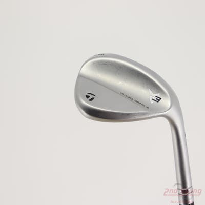 TaylorMade Milled Grind 3 Raw Chrome Wedge Lob LW 58° 8 Deg Bounce LB Dynamic Gold Tour Issue S200 Steel Stiff Right Handed 35.0in