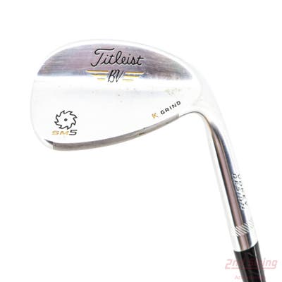 Titleist Vokey SM5 Tour Chrome Wedge Lob LW 58° 11 Deg Bounce K Grind Titleist SM5 BV Steel Wedge Flex Right Handed 35.0in
