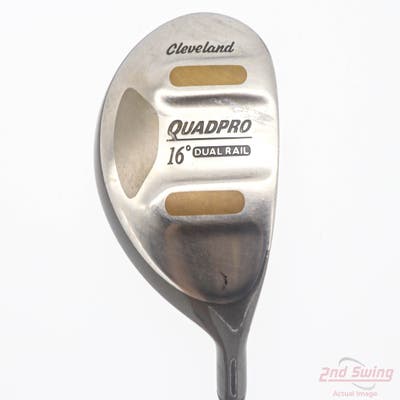 Cleveland Quadpro Dual Rail Fairway Wood 4 Wood 4W 16° Stock Graphite Shaft Graphite Stiff Right Handed 43.5in