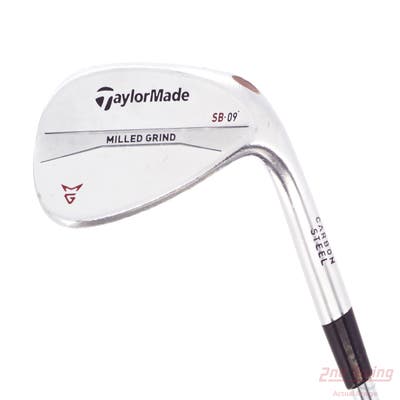 TaylorMade Milled Grind Satin Chrome Wedge Gap GW 52° 9 Deg Bounce SB True Temper Dynamic Gold Steel Wedge Flex Right Handed 35.25in