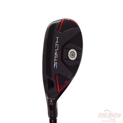 TaylorMade Stealth 2 Plus Rescue Hybrid 4 Hybrid 22° Mitsubishi Kai'li Red 85 Graphite Stiff Left Handed 40.0in