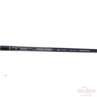 Used W/ TaylorMade RH Adapter Mitsubishi Rayon Tensei AV Limited Black 65g Driver Shaft X-Stiff 45.0in