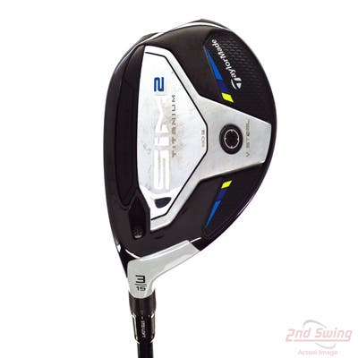 TaylorMade SIM2 Titanium Fairway Wood 3 Wood 3W 15° Mitsubishi Tensei AV Blue Raw 65 Graphite Regular Left Handed 43.5in