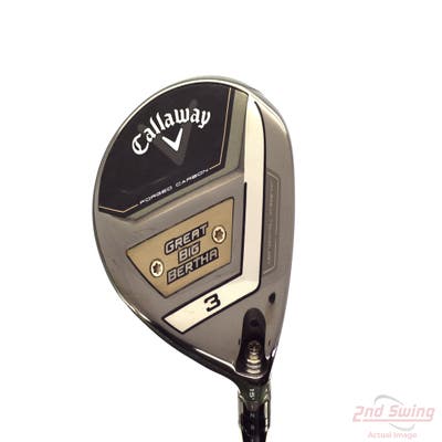 Callaway Great Big Bertha 23 Fairway Wood 3 Wood 3W 15° UST Helium Nanocore IP 40 Graphite Ladies Right Handed 42.0in