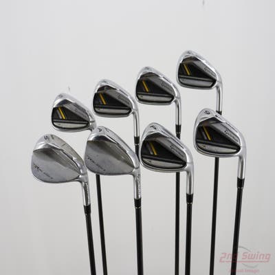 TaylorMade Rocketbladez Iron Set 5-PW AW TM Matrix RocketFuel 65 Graphite Regular Right Handed +3/4"