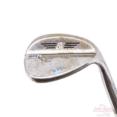 Titleist Vokey SM8 Raw Wedge Lob LW 58° 10 Deg Bounce S Grind Nippon NS Pro Modus 3 Tour 125 Steel Stiff Right Handed 35.25in