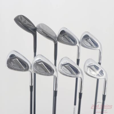 Mizuno JPX 925 Hot Metal HL Combo Iron Set 5H 6H 7-PW GW SW UST Mamiya Recoil Dart ESX 450 F1 Graphite Ladies Right Handed -1/2"