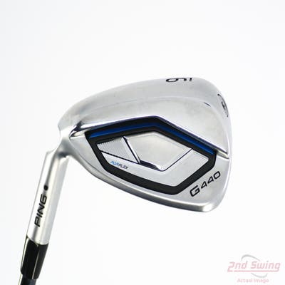 Ping G440 Single Iron 9 Iron UST Mamiya Recoil 75 Dart Graphite Regular Left Handed Black Dot 36.25in