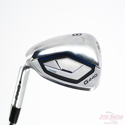 Ping G440 Single Iron 8 Iron Dynamic Gold Mid 115 Steel Stiff Left Handed Black Dot 37.0in