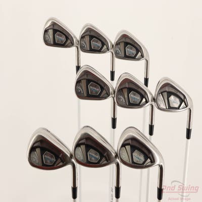 Callaway Rogue X Iron Set 4-PW AW GW Veylix Alpina 673 Graphite Regular Right Handed +1/4"