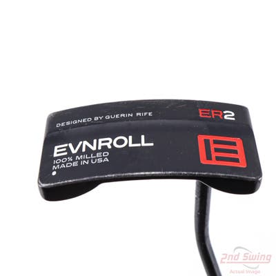 Evnroll ER2 Mid Blade Black Putter Steel Right Handed 35.0in