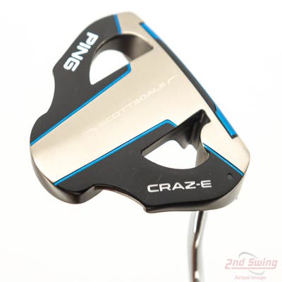 Ping 2025 Scottsdale Craz-E Putter Straight Arc Steel Right Handed Black Dot 35.0in