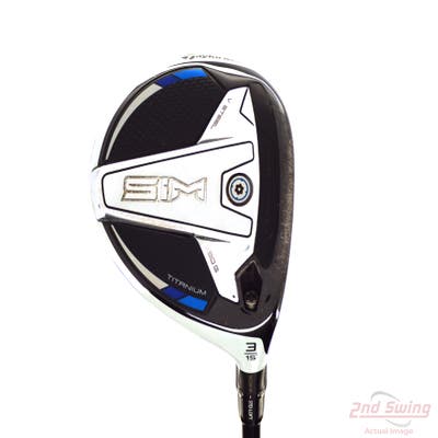 TaylorMade SIM Ti Fairway Wood 3 Wood 3W 15° Mitsubishi Kai'li Red 75 Graphite Stiff Right Handed 43.25in