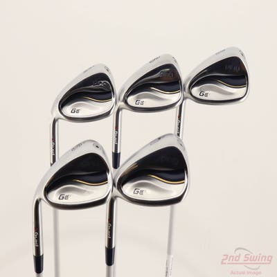 Ping G LE 3 Iron Set 8-PW GW SW ULT 250 Ultra Lite Graphite Ladies Left Handed Red dot +1/4"