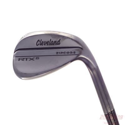 Mint Cleveland RTX 6 ZipCore Black Satin Wedge Lob LW 58° 10 Deg Bounce Dynamic Gold Spinner TI Steel Wedge Flex Right Handed 35.0in
