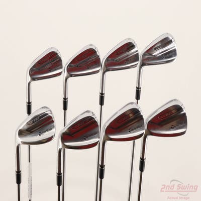TaylorMade P-790 Iron Set 4-PW AW Project X Rifle 5.5 Steel Regular Left Handed +3/4"