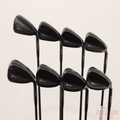 Ping G710 Iron Set 4-PW GW ALTA CB Black Graphite Senior Right Handed White Dot STD