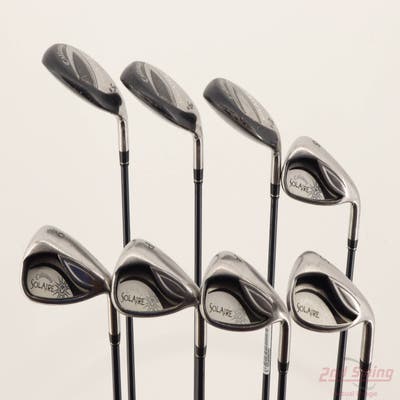 Callaway 2014 Solaire Combo Iron Set 5H 6H 7H 8-PW AW SW Callaway 55 Gram Graphite Ladies Right Handed +2 1/4"